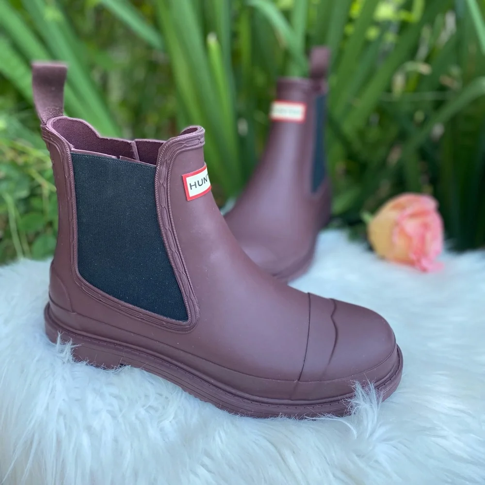 NEW | HUNTER Men's Commando Chelsea Boots